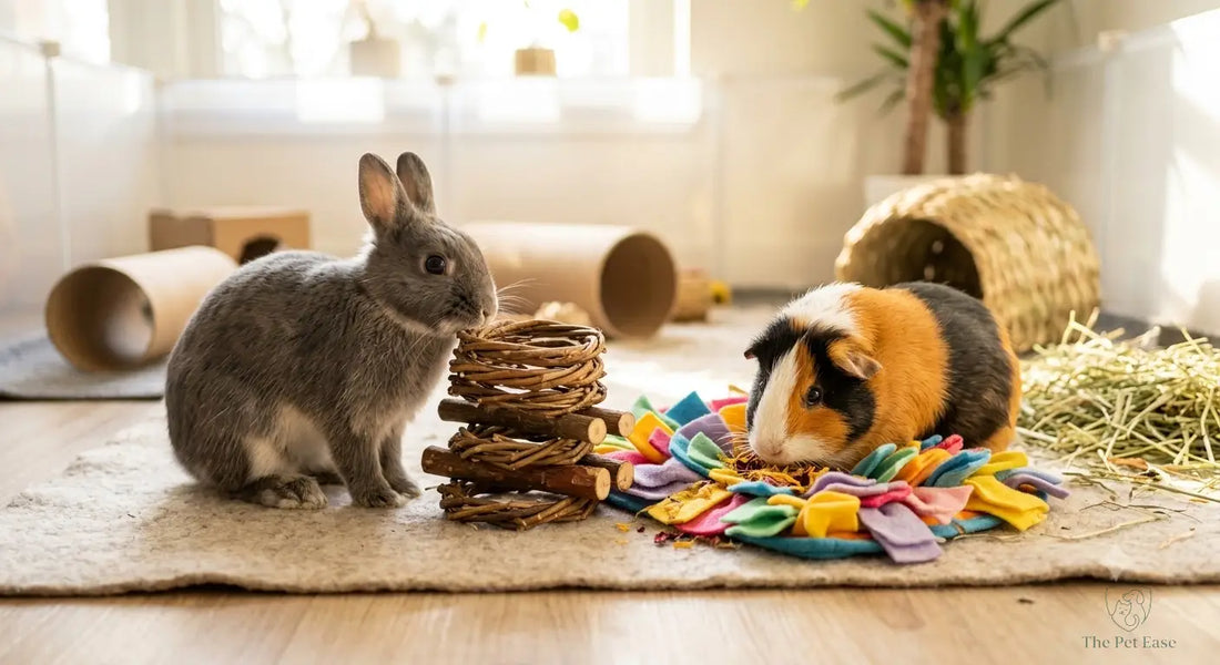 Enrichment 101: Keeping Guinea Pigs and Rabbits Mentally Stimulated The Pet Ease