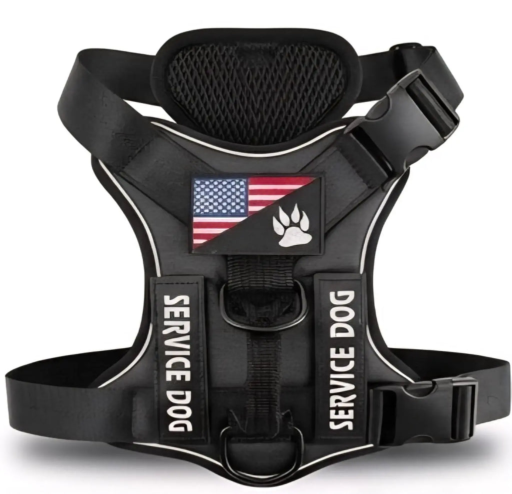 Tactical No-Pull Dog Harness | Adjustable Military Vest with Reflective Strips My Store