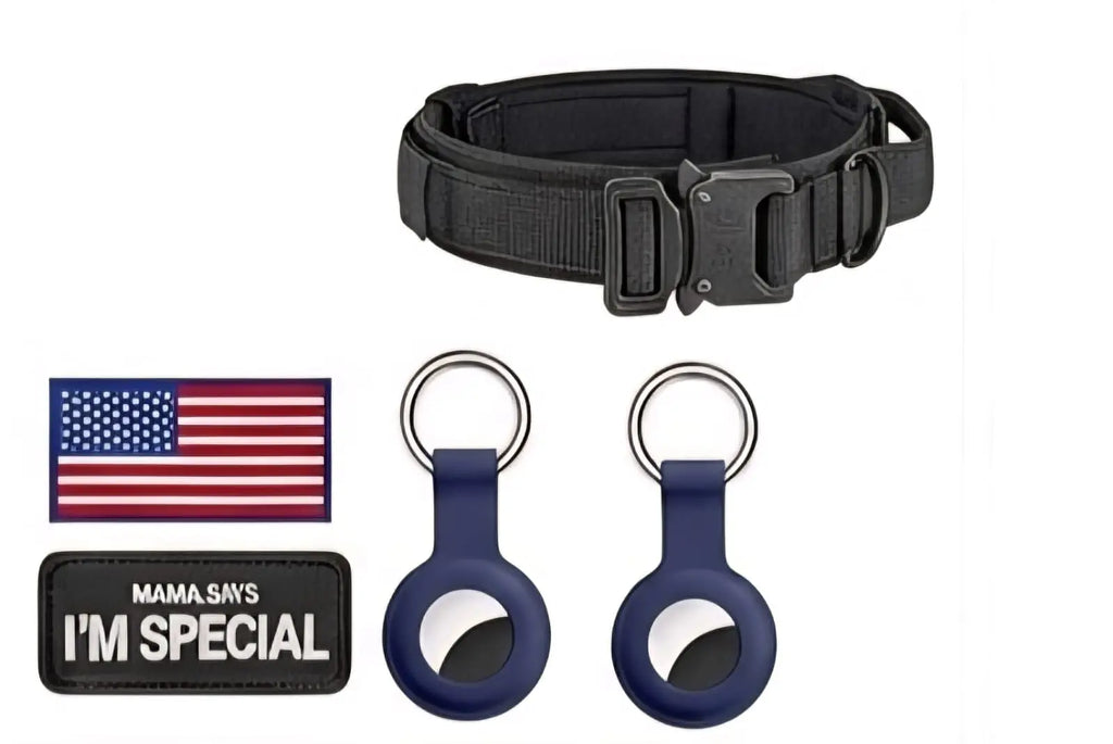 Tactical K9 Dog Collar with Control Handle & Heavy Duty Leash Set My Store