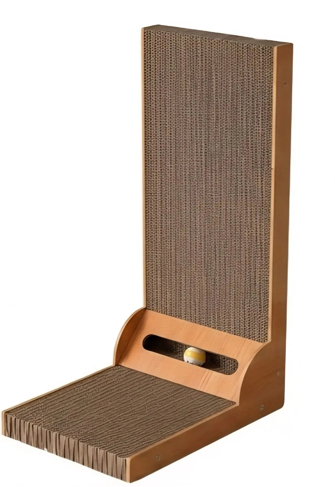 L-Shaped Vertical Cat Scratcher Board & Interactive Toy My Store