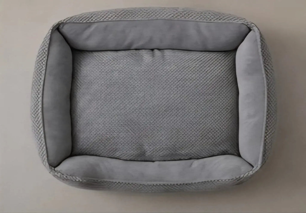 Calming Orthopedic Pet Bed – Ultra-Soft Square Bolster Kennel for Dogs & Cats My Store
