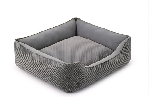 Calming Orthopedic Pet Bed – Ultra-Soft Square Bolster Kennel for Dogs & Cats My Store