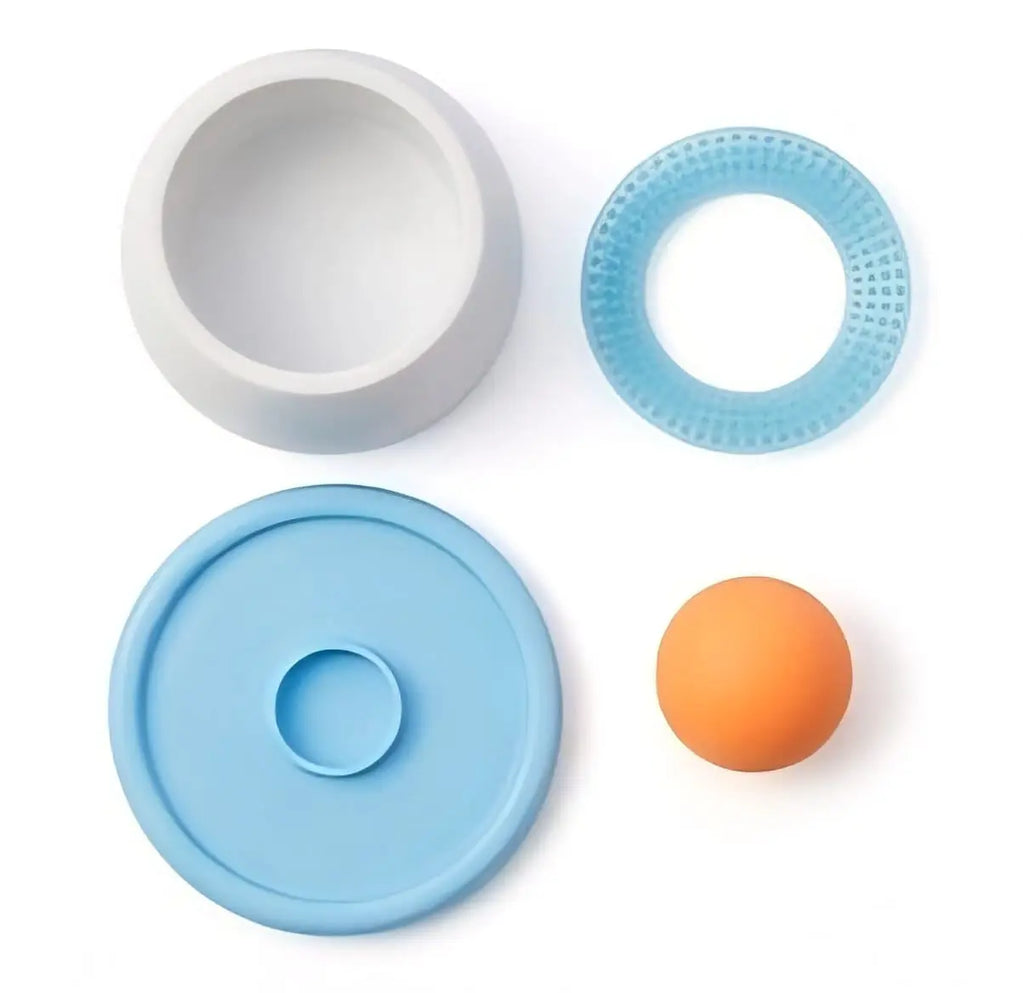 Calming Pet Lick Bowl – Rotating Slow Feeder & Anxiety Relief Mat My Store