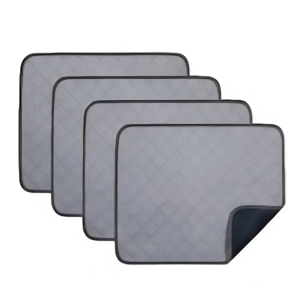 No-Slip Reusable Guinea Pig & Rabbit Cage Liners (4 PCS) – Ultra-Absorbent Odor Control Pet Mats My Store